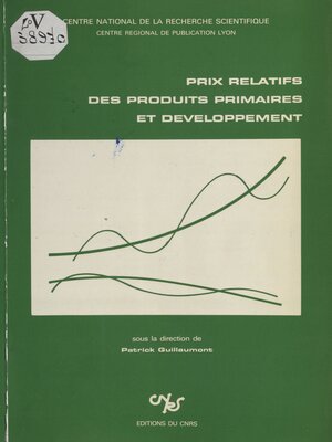 cover image of Prix relatifs des produits primaires et développement
